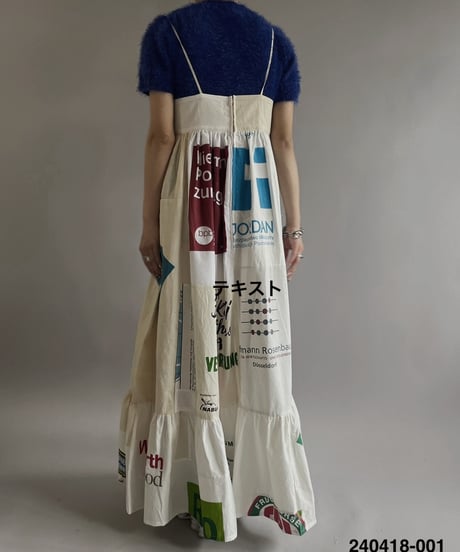 【RE;CIRCLE】RE Eco-Friendly Bag Camisole Long One-piece / 240418
