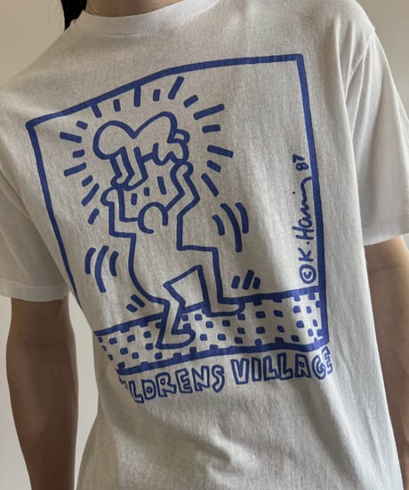 【USED】 Made in USA 87's Hanes KEITH HARING  T-Shirt /250621-032