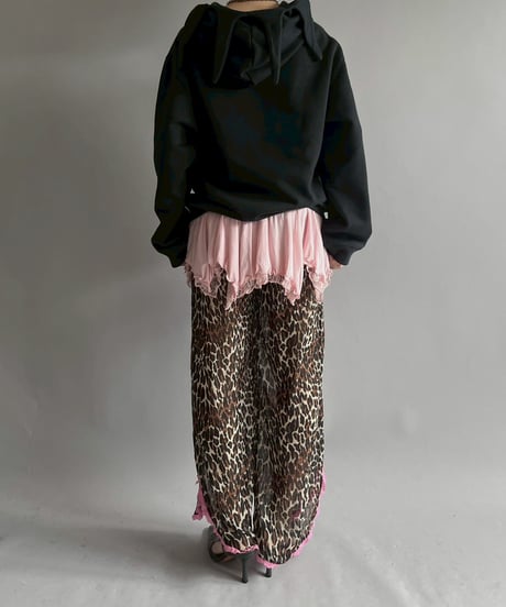 【USED】 Leopard Sheer Pants / 251122-002