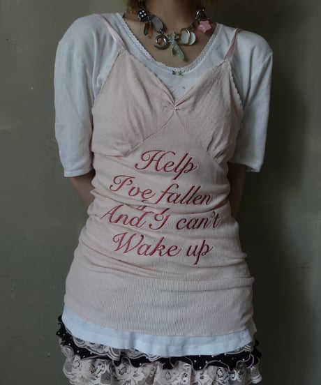 【RE;CIRCLE】 Re Embroidered Camisole Top  /  250724-005