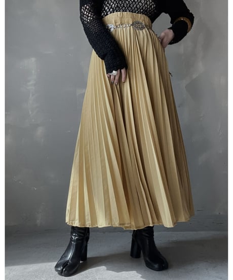 【USED】Poly Long Skirt/ 220319-016
