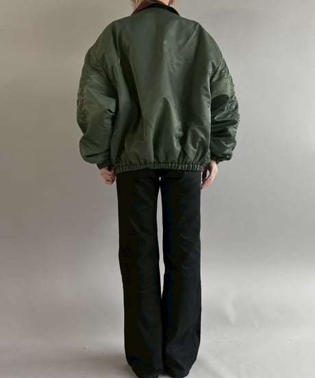 【RE;CIRCLE】 RE MA-1 Corduroy Collar Jacket Khaki / 251225-007