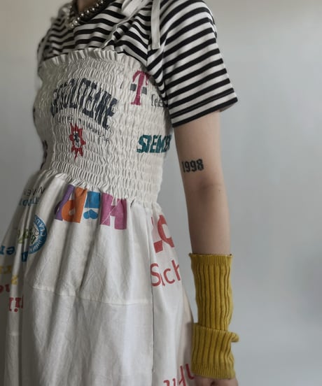 【RE;CIRCLE】RE Eco-Friendly Bag Camisole One-piece / 220512-024