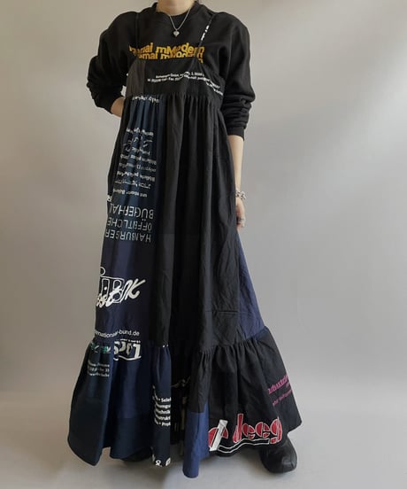 【RE;CIRCLE】RE Eco-Friendly Bag Camisole Long One-piece Black / 2300828-016