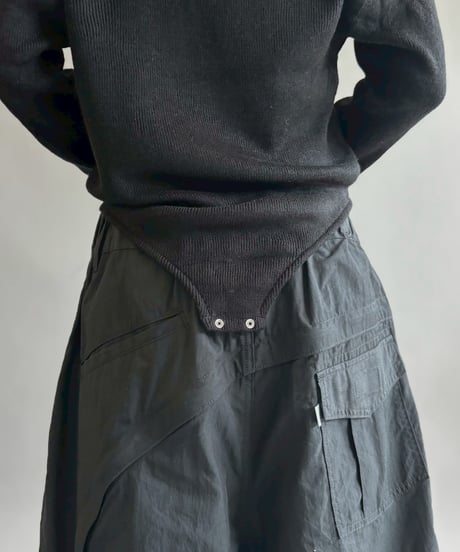 【RE;CIRCLE】 RE Rib Knit Leotard Top / 260416-017