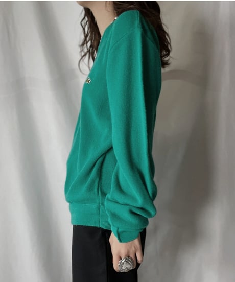 【USED】   LACOSTE Knit Top⑧/211126-024
