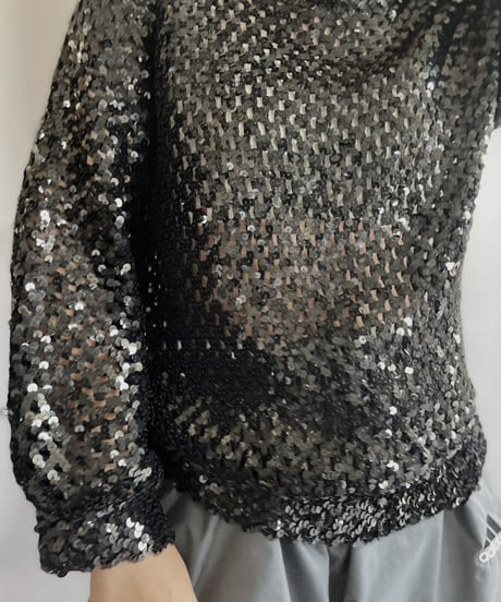 【USED】 Spangle L/S Top/ 230506-010