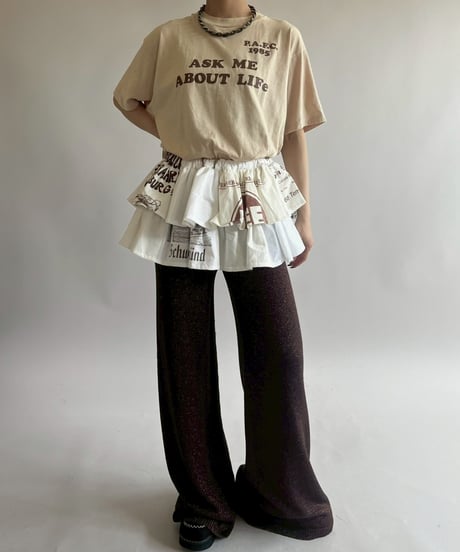 【RE;CIRCLE】 Re Eco Bag Maki Skirt /  250417-014