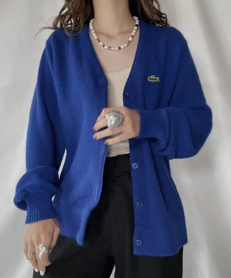 【USED】   LACOSTE Knit Cardigan⑧/211126-016