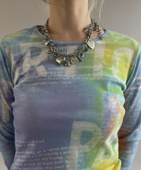 【USED】 cop. copine Design Sheer Top / 260502-021