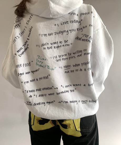 【USED】 GILDAN Hand Paint Sweat Top /241102-025