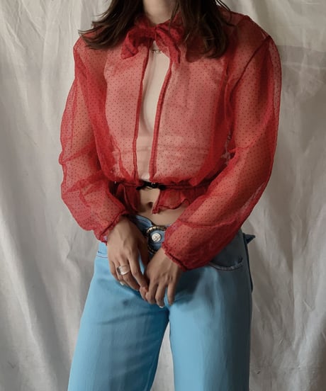 【USED】  See-through Top③/210506-037