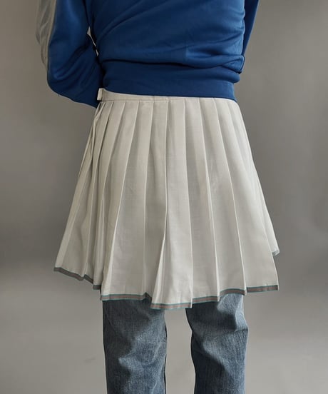 【USED】 Fred Perry Tacked Mini Skirt/240210-010