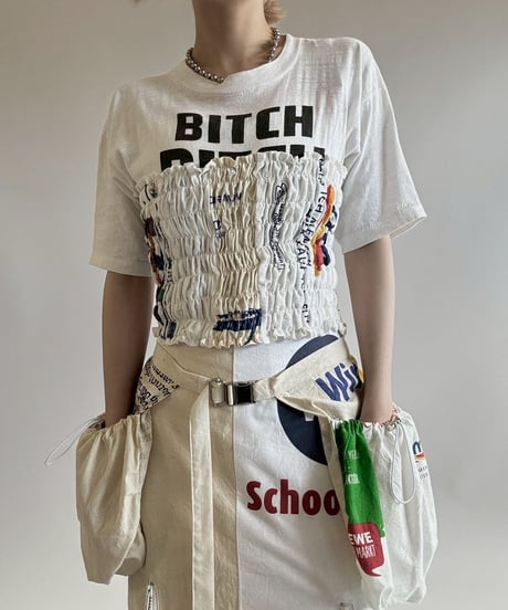 【RE;CIRCLE】 Re Eco Bag Tube Top/  250626-017