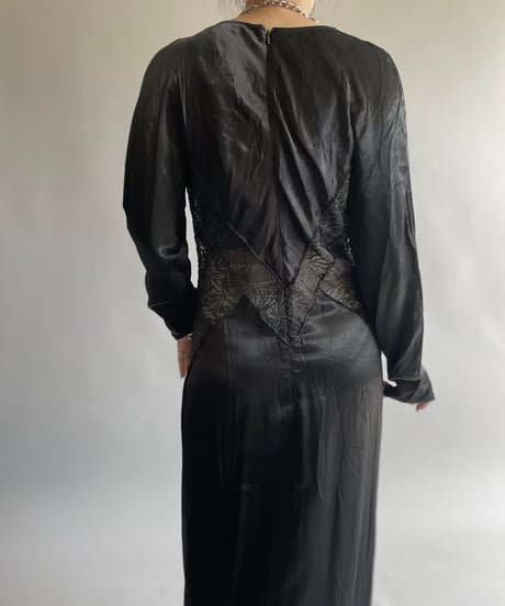 【USED】 Patterned L/S Long One-Piece /240914-034