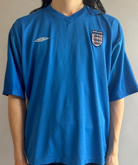 【USED 】UMBRO ENGLAND Soccer Shirt /240603-046