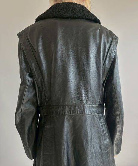 【USED】 Design Leather Coat / 260131-009