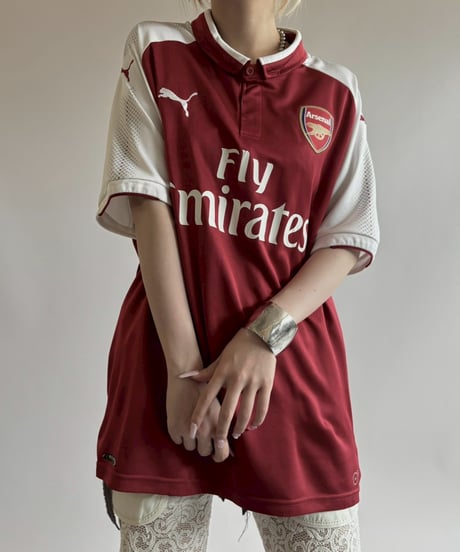 【USED】17~18's Puma Arsenal Soccer Shirt / 250712-020