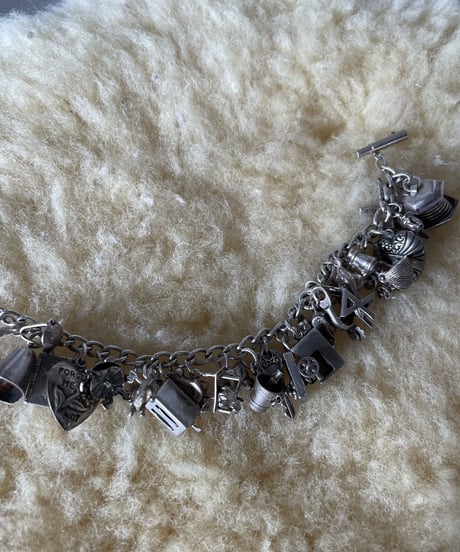 【USED】 Silver 925 Charm Bracelet / 221217-038