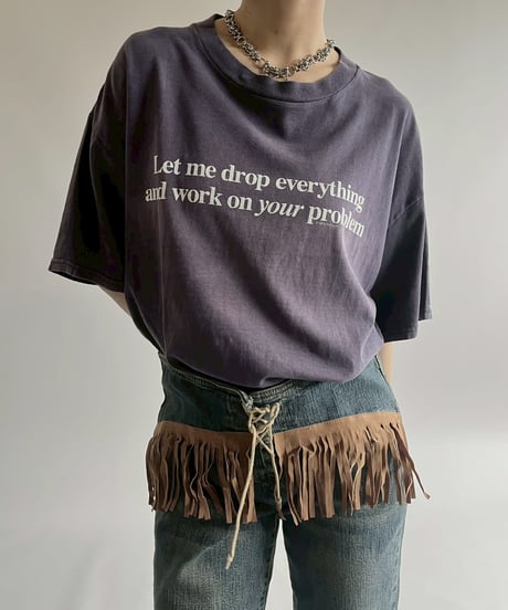 【USED】  DELTA Message T-Shirt/250510-019