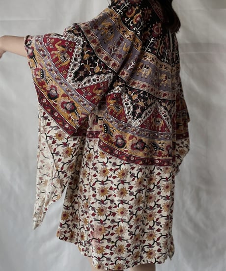 【USED】  Ethnic L/S Top/210921-041