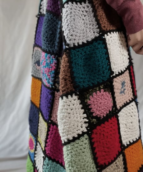 【RE;CIRCLE】 RE Granny Long Skirt①/211216-040