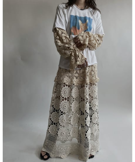 【RE;CIRCLE】 RE Crochet Lace One-piece / 220427-039