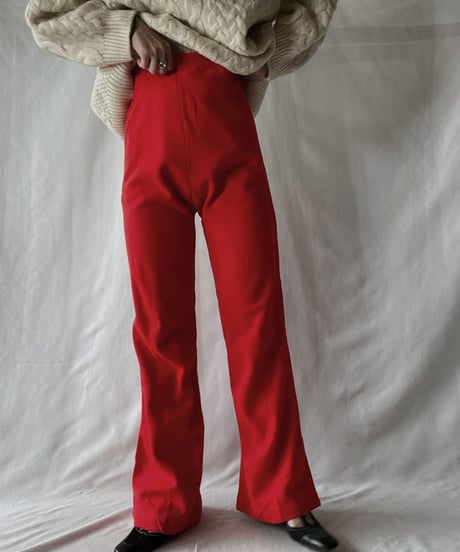 【USED】 Jersey Flare Pants/211028-023