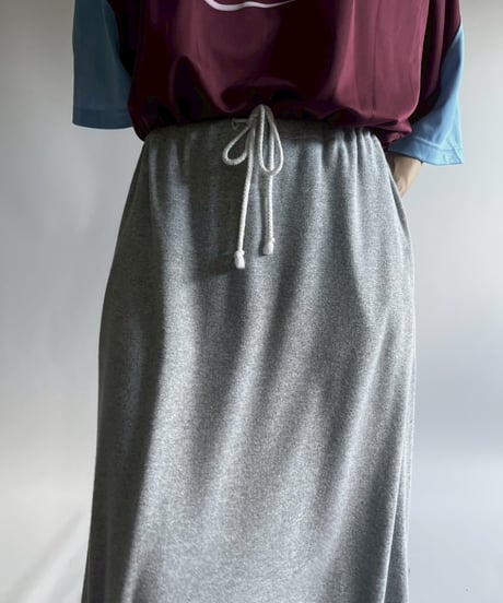 【USED】Made in USA Cotton100% Long Skirt  /250809-010