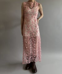 【USED】 Flower Pattern Lace N/S One-Piece / 260523-027