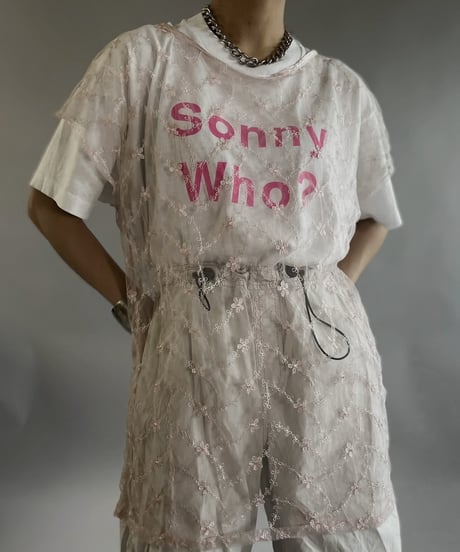 【USED 】Flower Patterned Sheer Top /240505-023