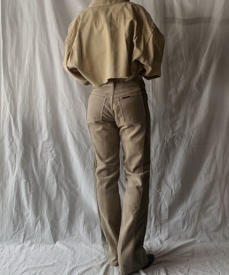 【RE;CIRCLE】 Remake Corduroy Side Line Pants⑦/210317-011