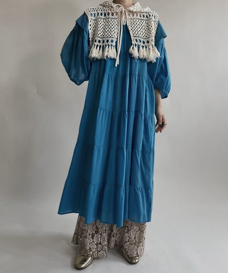 【RE;CIRCLE】 RE Crochet Lace Hood / 220427-002