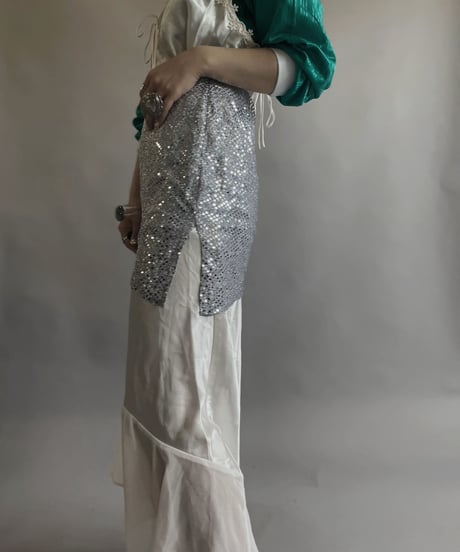 【USED】  Spangle Mini Skirt / 2300513-013