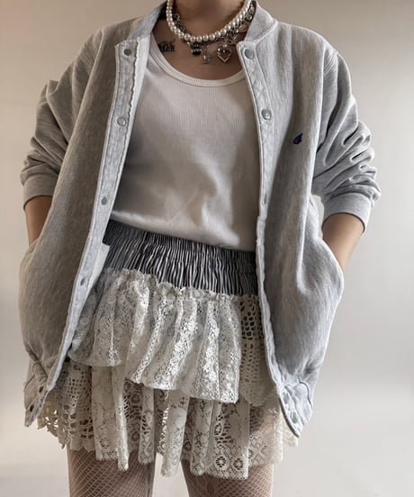 【RE;CIRCLE】 Re Crochet Stripe Skirt/ 250320-005