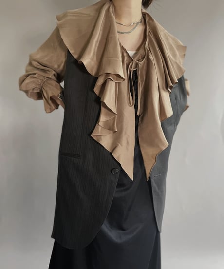 【USED】  Silk Shirt / 221015-001