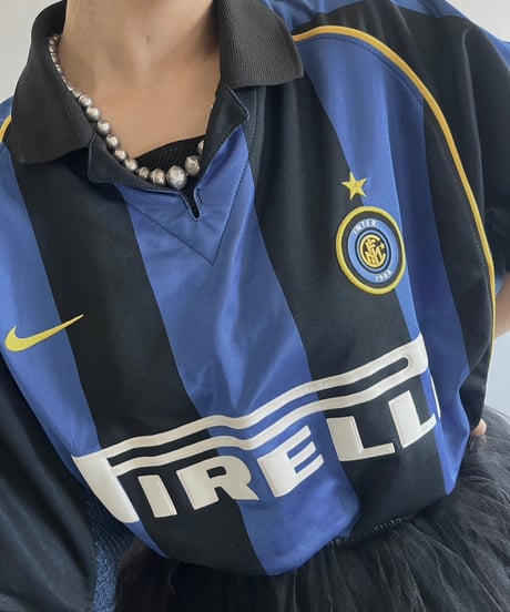 【USED】 Nike INTER Soccer Shirt /240831-009