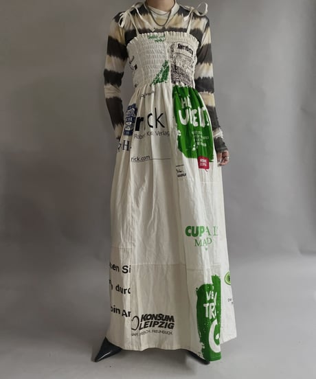 【RE;CIRCLE】RE Eco-Friendly Bag Shirring One-piece / 230327-019