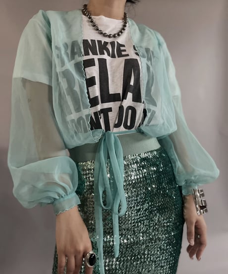 【USED】  L/S Sheer Top / 230430-006
