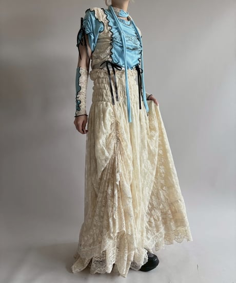 【RE;CIRCLE】 RE Mellow Top + Arm + Tie  / 250710-016