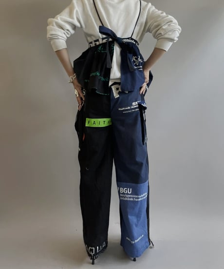 【RE;CIRCLE】RE Eco-Friendly Bag Cargo Pants Black / 230828-005