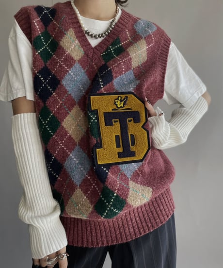 【RE;CIRCLE】 RE Wappen Wool Vest / 221103-002
