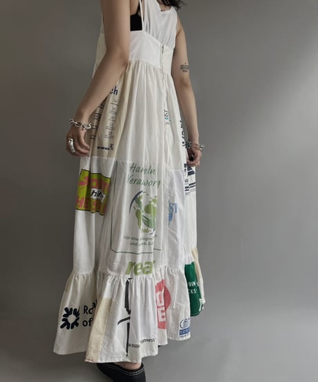 【RE;CIRCLE】RE Eco-Friendly Bag Camisole Long One-piece / 230622-011