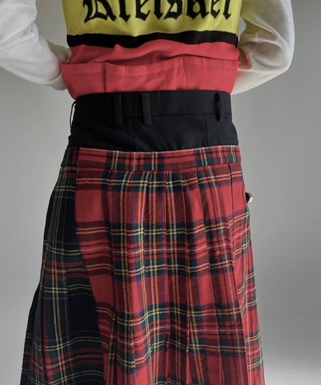 【RE;CIRCLE】 RE Kilt Skirt Middle / 250206-010