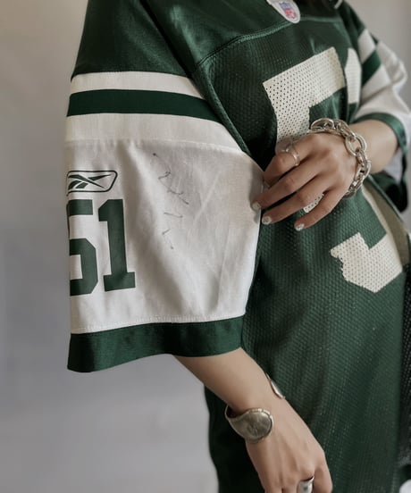【USED】    Reebok NFL NY JETS Game Shirt / 230610-017