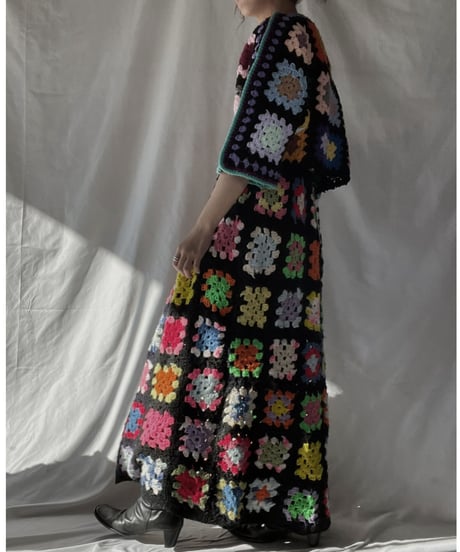 【RE;CIRCLE】 RE Granny Long Skirt③/211216-042