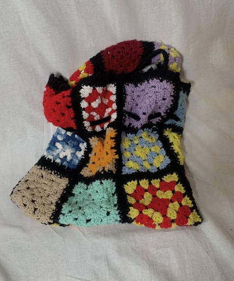 【RE;CIRCLE】 Granny Knit Bag① /210404-012