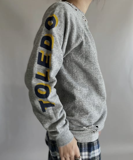 【USED】 Sweatshirt Made in U.S.A ’’TLEDO ROCKETS’’/ 221224-006