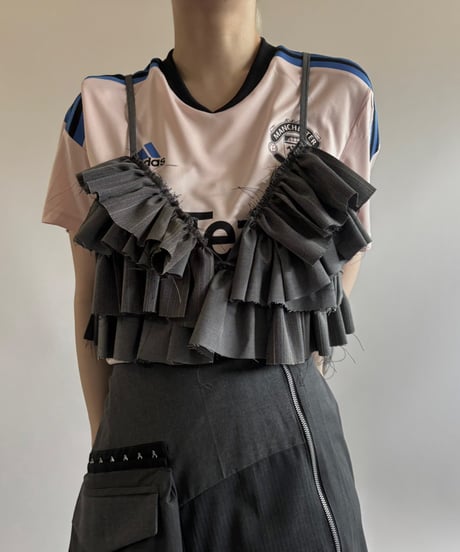 【RE;CIRCLE】 RE Suit Frill Bustier / 250717-006