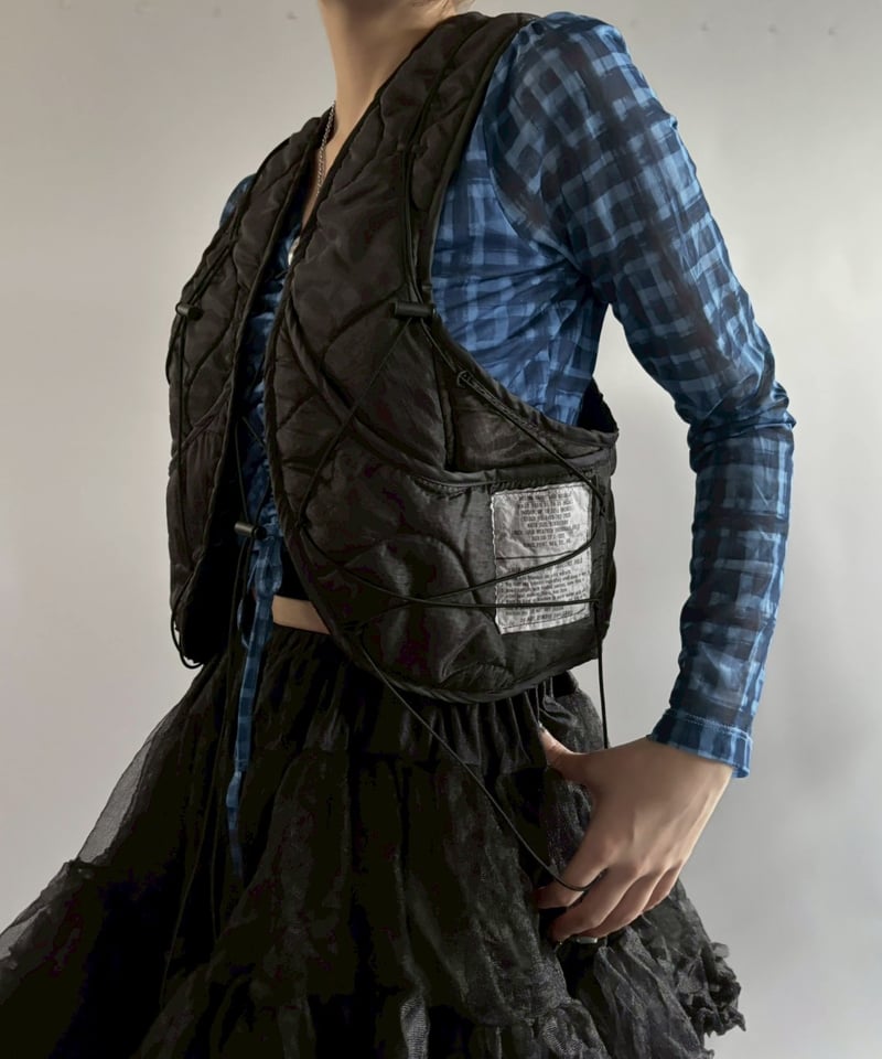 【最終価格】RE:CIRCLE RE Draw Code Down Vest 最終価格】RE:CIRCLE RE Draw Code Down Vest